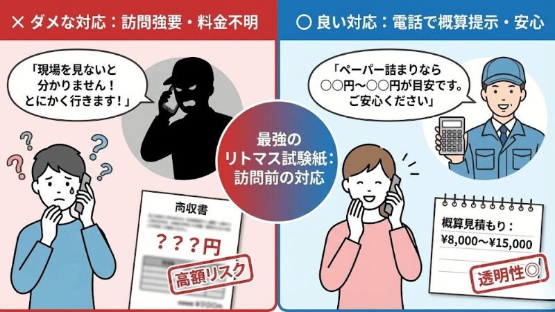 「いくらかかる？」を訪問前に教えてくれる業者が正解
