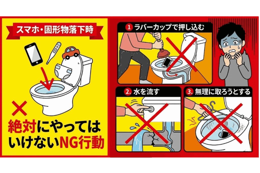 NG行動一覧のイラスト